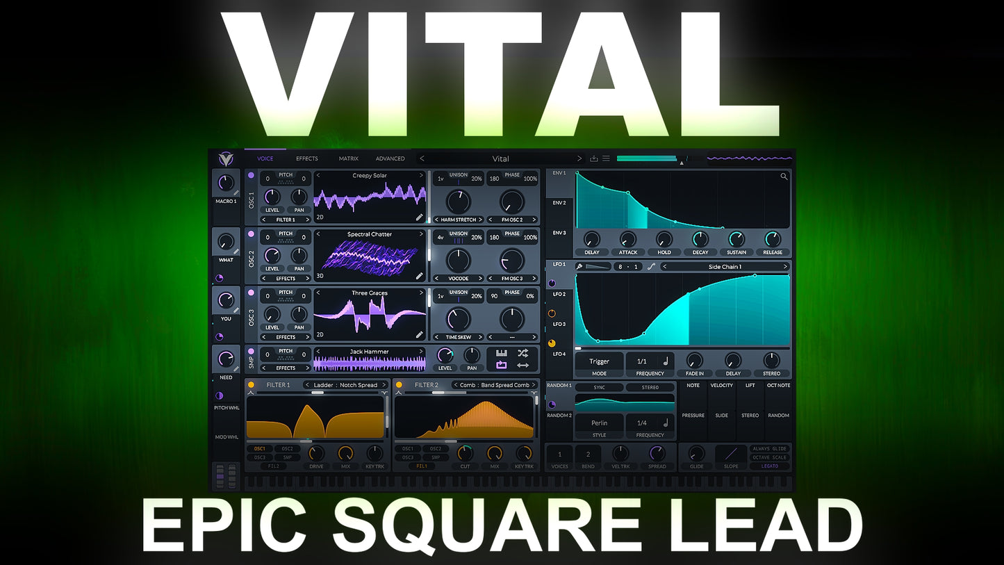 Epic Square Lead Vital Preset (Free Download)