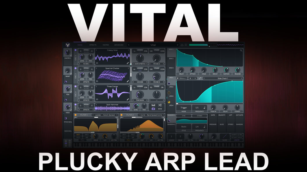 EDM Lead Arp for Vital [Alchemy Free Download]