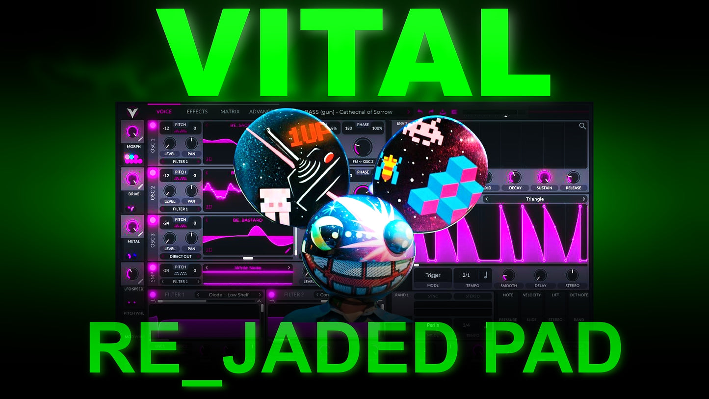Deadmau5 Re_Jaded Pad Vital Preset (Free Download)