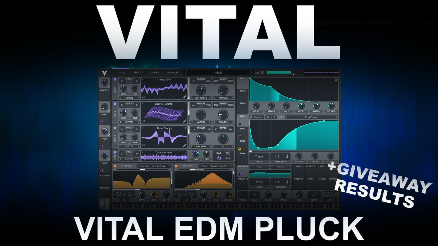 EDM Pluck Vital Preset (Free Download)